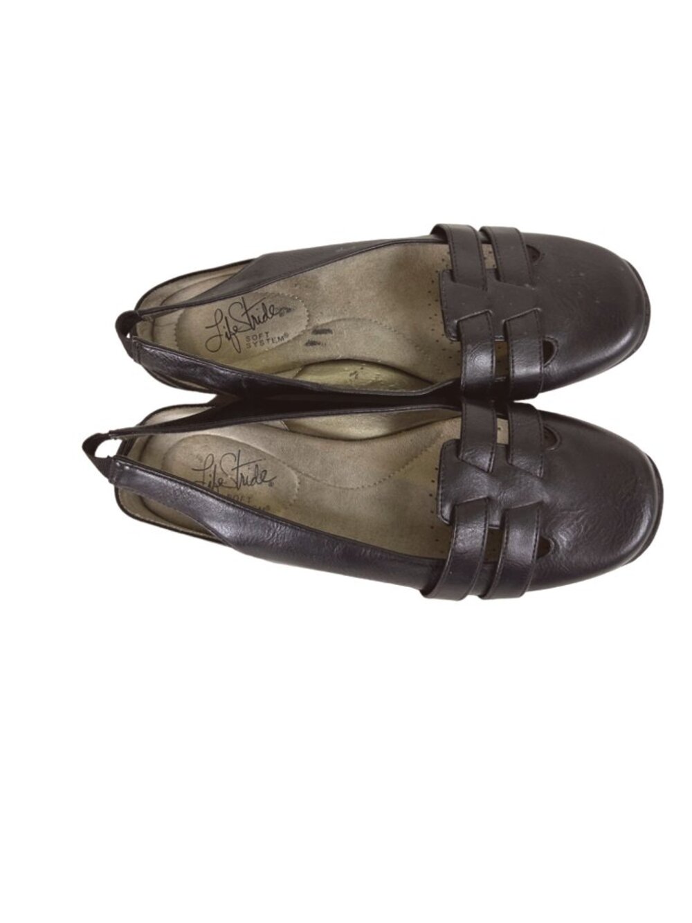 LIfe Stride Size 6 Danilla Women Ankle Strap Sandals Color Black